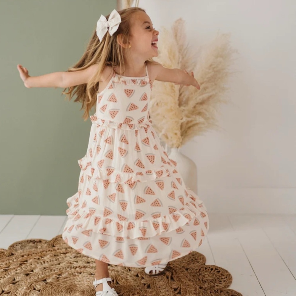 Baby Sprouts Watermelon Maxi Dress
